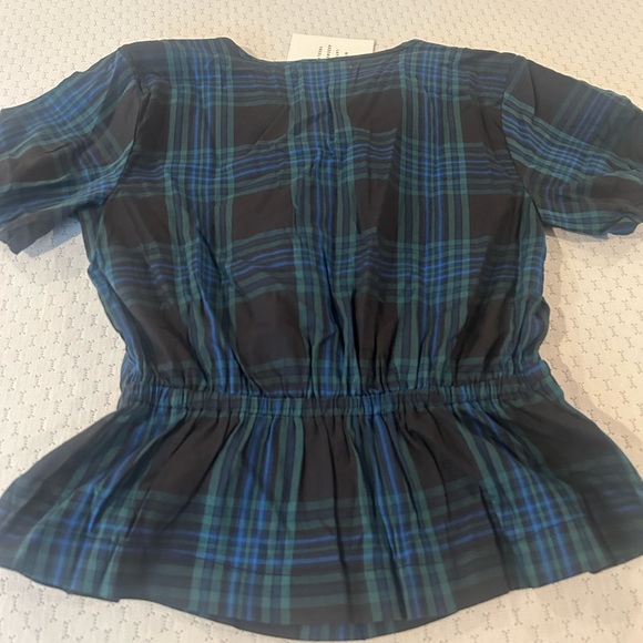 NWT Free Assembly Size XS Plaid Top - Picture 5 of 6